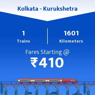 Kolkata To Kurukshetra Trains